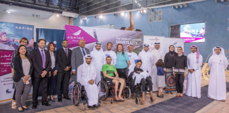 Aspire Zone Foundation officially launches the “Freestyle Aquatics at Aspire” for Disability Challengers