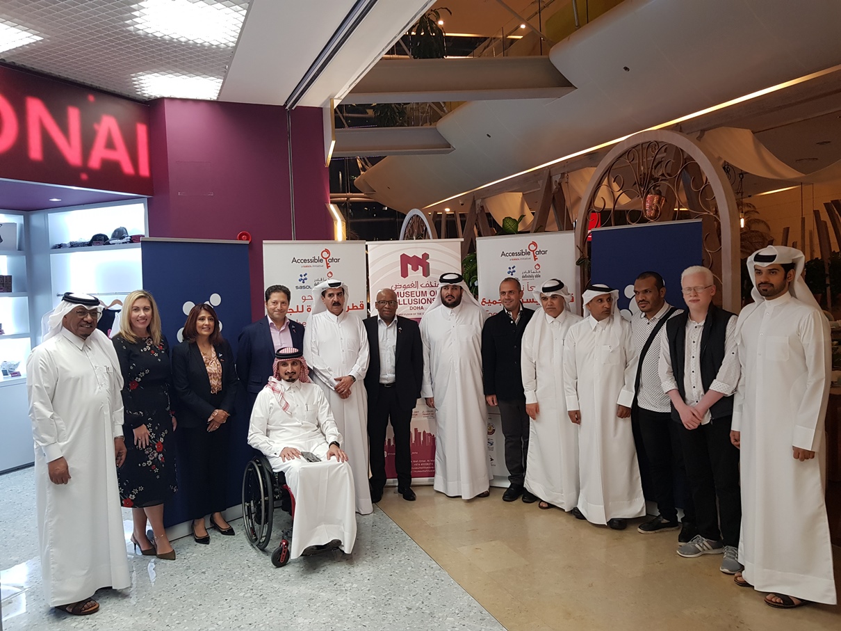 Accessible Qatar supports Museum of Illusion to become more inclusive for people with disabilities 