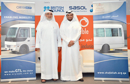 Coinciding with the Definitely Able Conference ORYX GTL Supports Shafallah Center with 10 Accessible Busses